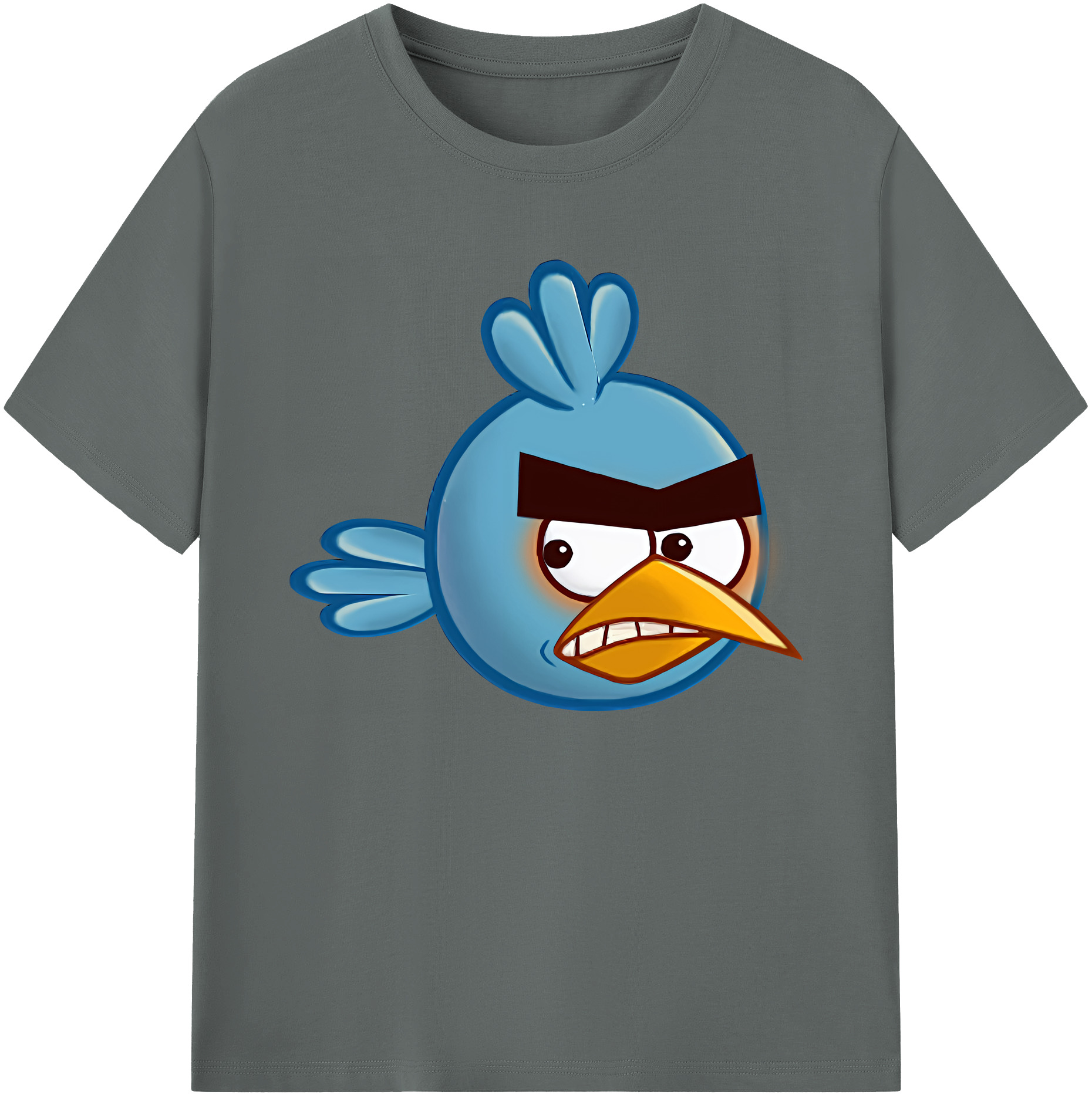 （画像用） Angry Birds アングリーバード 綿100％ メンズ半袖Tシャツ｜肌触りやわらか＆通気性